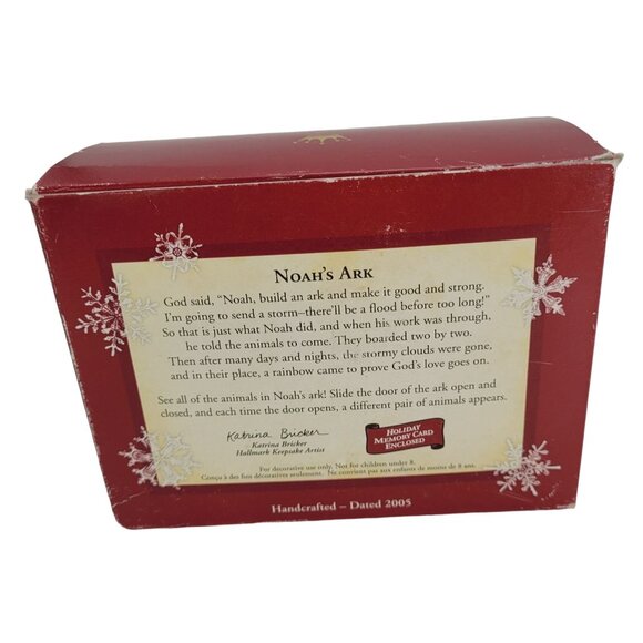 Hallmark Keepsake Ornament Noah's Ark Ornament 2005 - Picture 12 of 14